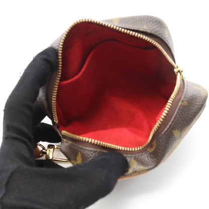 トゥルース ワピティ モノグラム ポーチ PVC レザー ブラウン ルイヴィトン 財布・小物 LOUIS VUITTON