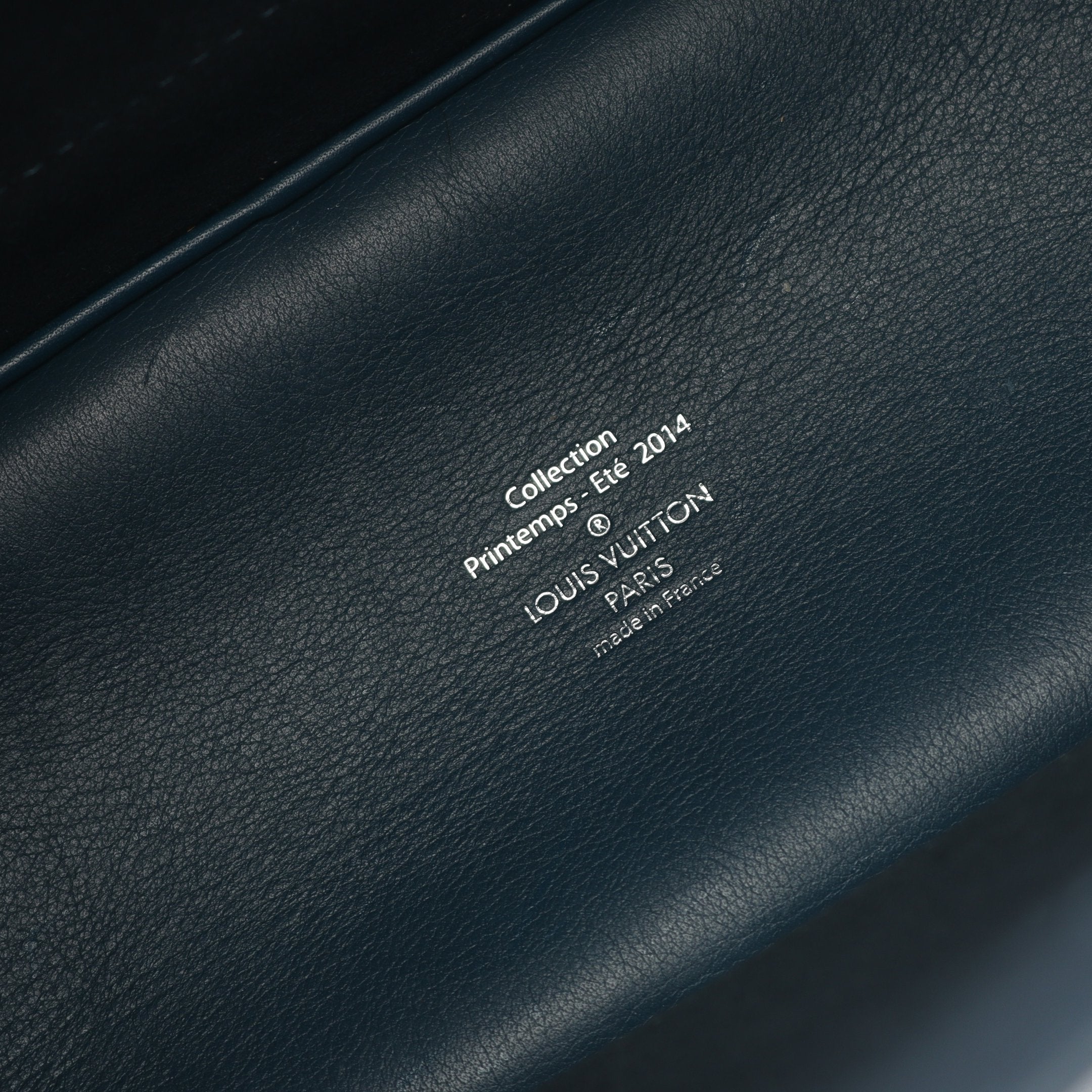 NN14 GM モノグラムイドール ショルダーバッグ PVC レザー ブラウン