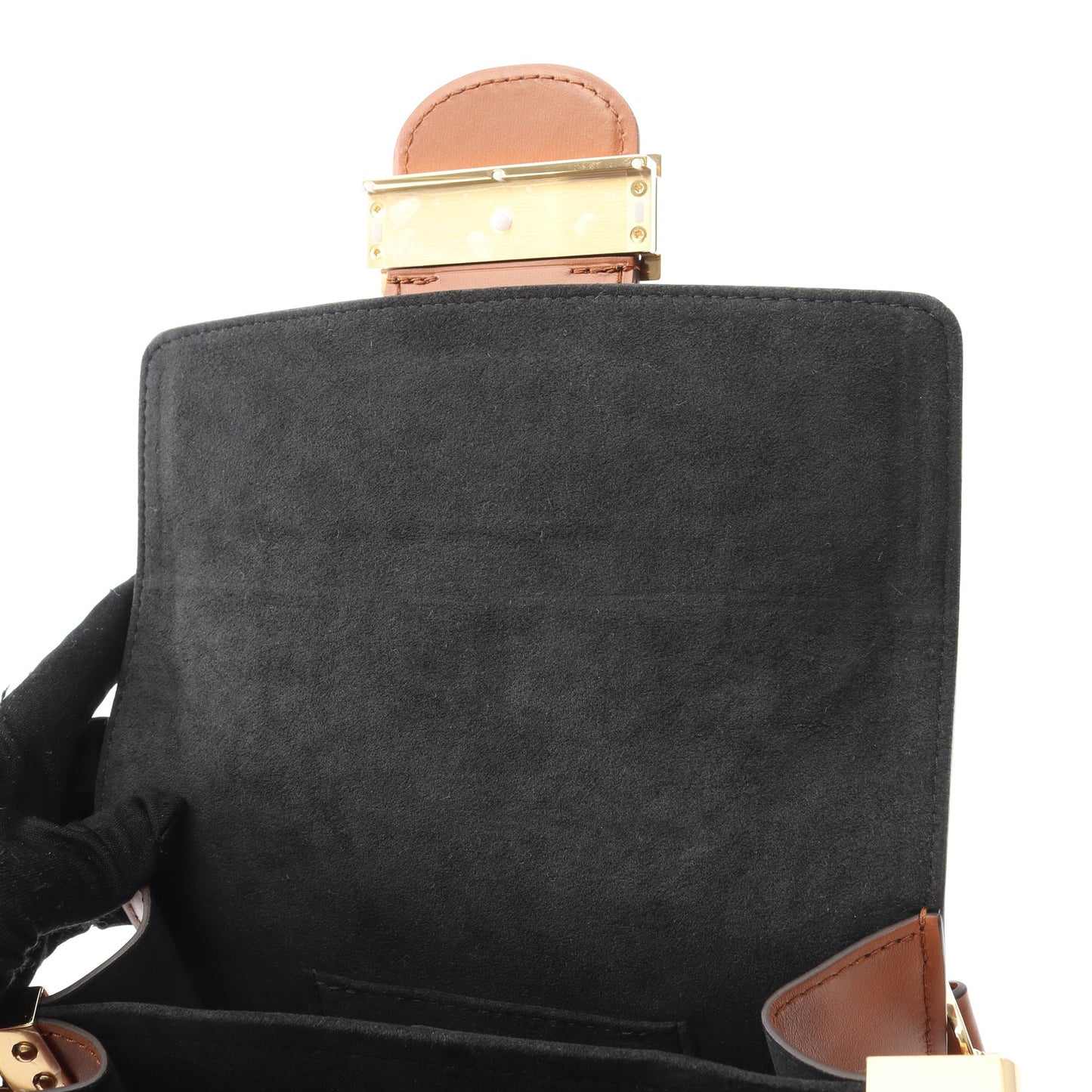 ドーフィーヌ MINI モノグラムリバース ショルダーバッグ PVC レザー ブラウン ベージュ ルイヴィトン バッグ LOUIS VUITTON