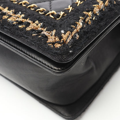 ボーイシャネル マトラッセ チェーンショルダーバッグ ラムスキン ブラック ゴールド金具 シャネル バッグ CHANEL