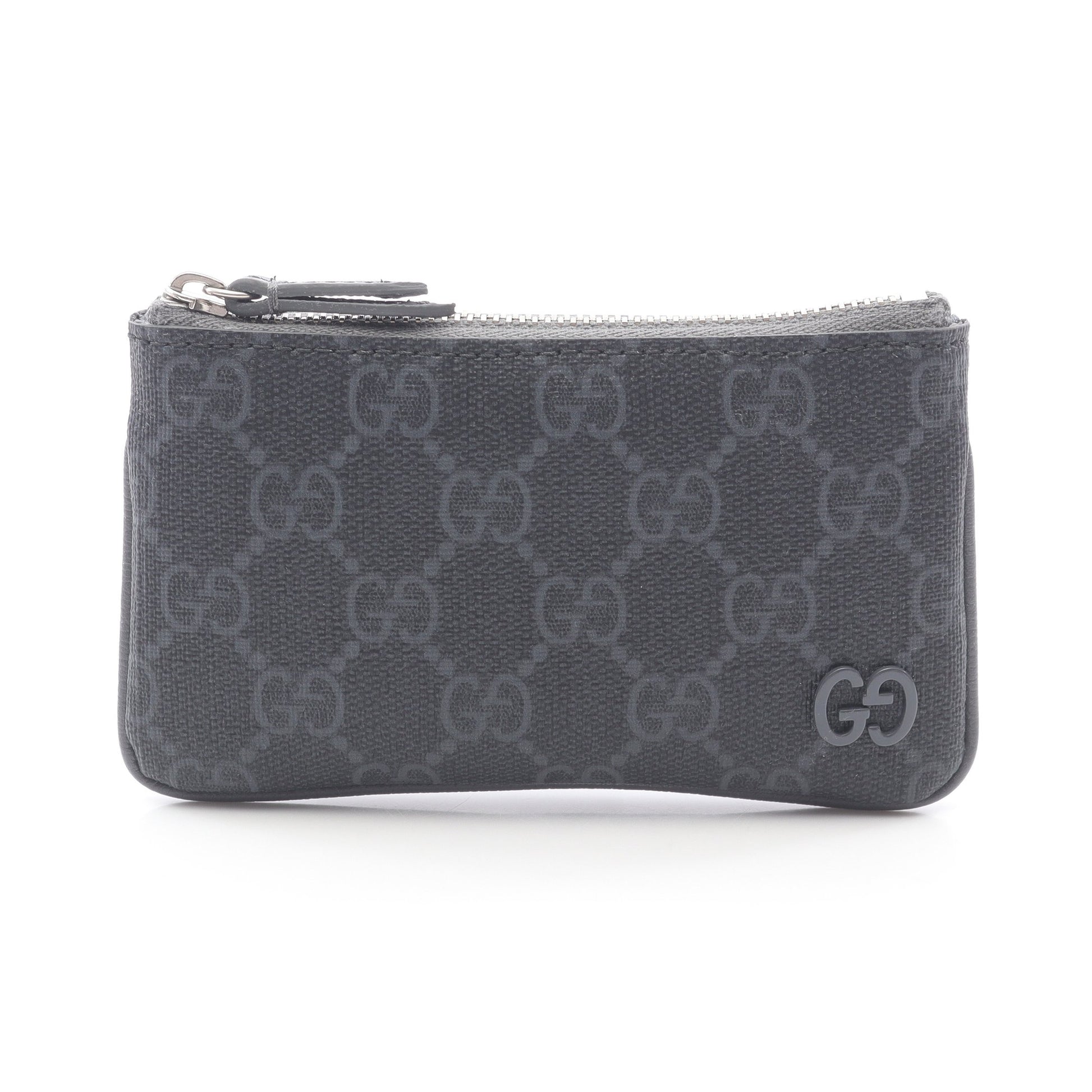 GGスプリーム コインケース PVC レザー ダークグレー グッチ – RECLO 