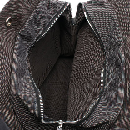 エールライン アドMM バックパック リュックサック キャンバス ダークグレー シルバー金具 エルメス バッグ HERMES