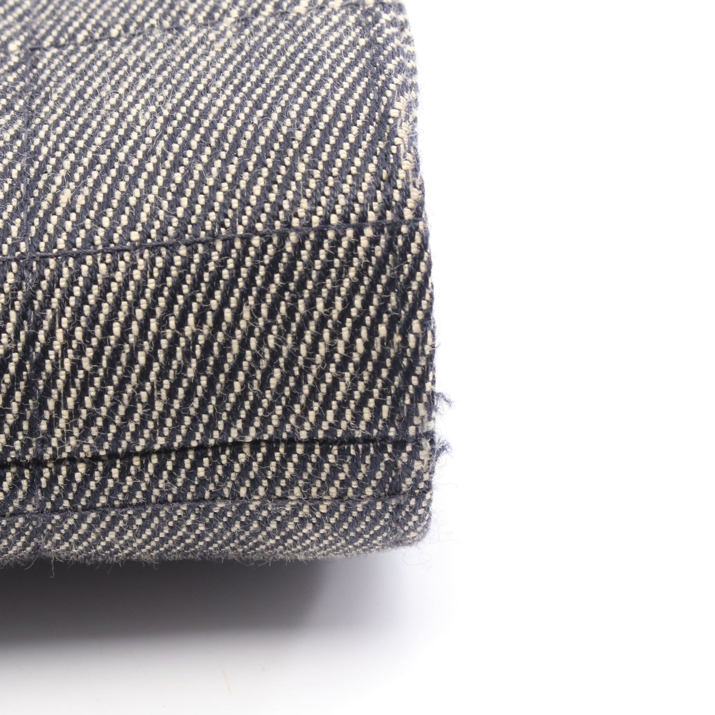 チョコバー チェーンショルダーバッグ デニム レザー ネイビー シルバー金具 シャネル バッグ CHANEL
