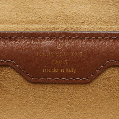 パピヨン トランク モノグラム ショルダーバッグ PVC レザー ブラウン 2WAY ルイヴィトン バッグ LOUIS VUITTON