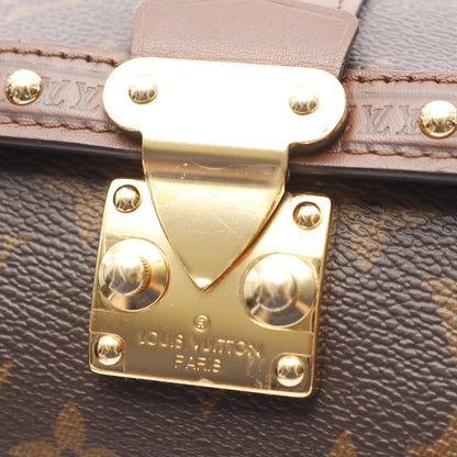 パピヨン トランク モノグラム ショルダーバッグ PVC レザー ブラウン 2WAY ルイヴィトン バッグ LOUIS VUITTON