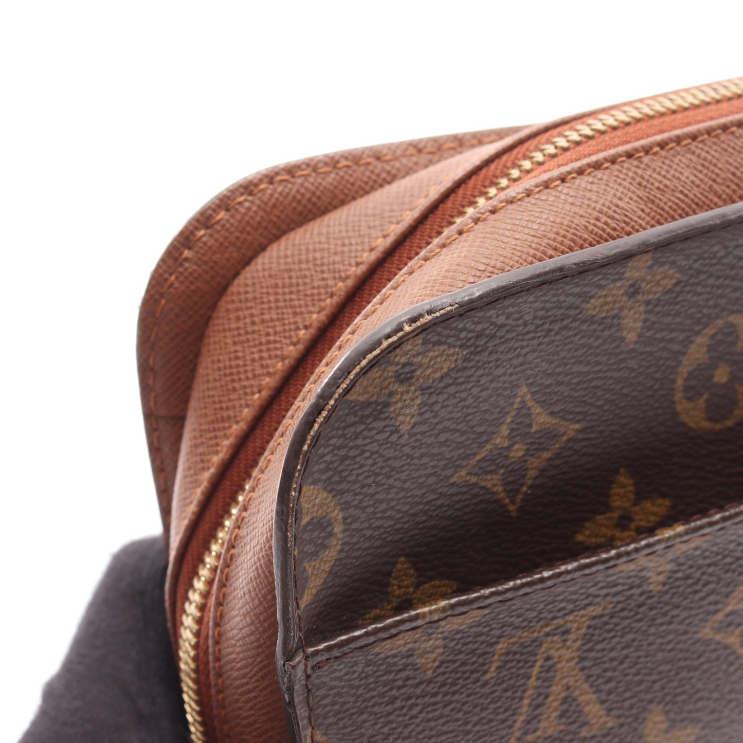 オルセー モノグラム クラッチバッグ セカンドバッグ PVC レザー ブラウン ルイヴィトン バッグ LOUIS VUITTON