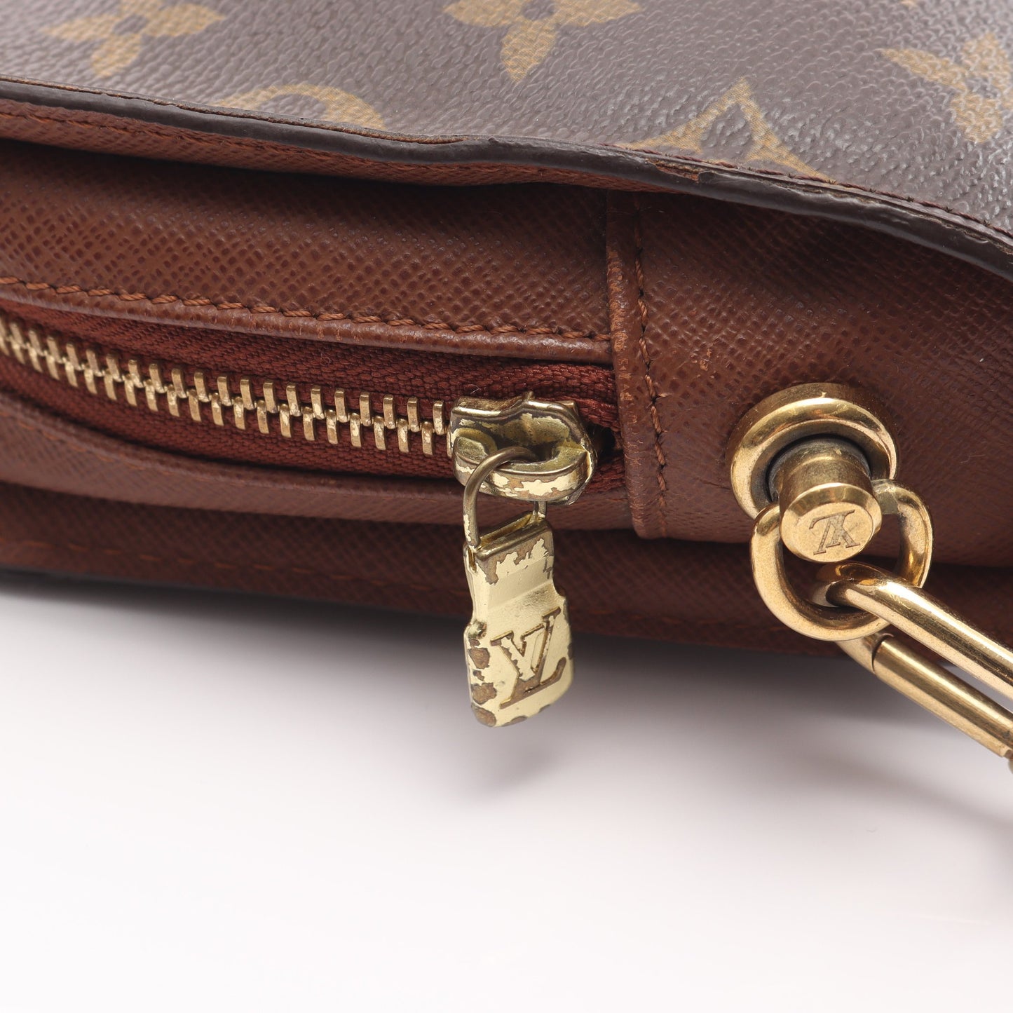 オルセー モノグラム クラッチバッグ セカンドバッグ PVC レザー ブラウン ルイヴィトン バッグ LOUIS VUITTON