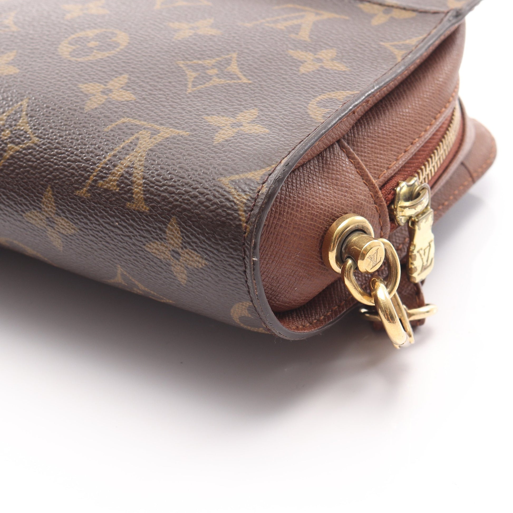 オルセー モノグラム クラッチバッグ セカンドバッグ PVC レザー ブラウン ルイヴィトン バッグ LOUIS VUITTON