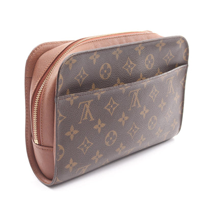 オルセー モノグラム クラッチバッグ セカンドバッグ PVC レザー ブラウン ルイヴィトン バッグ LOUIS VUITTON