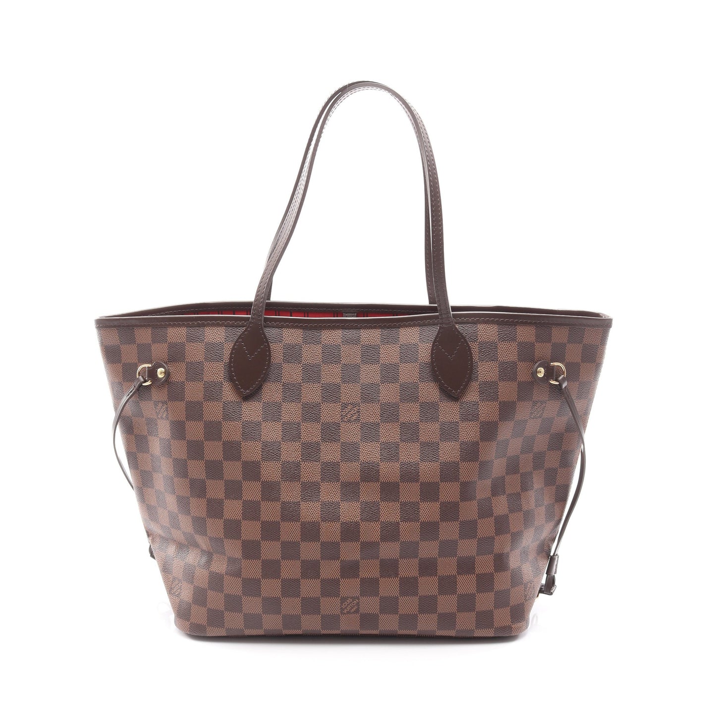 ネヴァーフルMM ダミエエベヌ ショルダーバッグ トートバッグ PVC レザー ブラウン ルイヴィトン バッグ LOUIS VUITTON