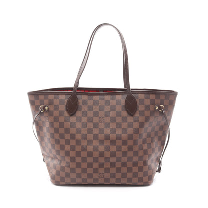 ネヴァーフルMM ダミエエベヌ ショルダーバッグ トートバッグ PVC レザー ブラウン ルイヴィトン バッグ LOUIS VUITTON