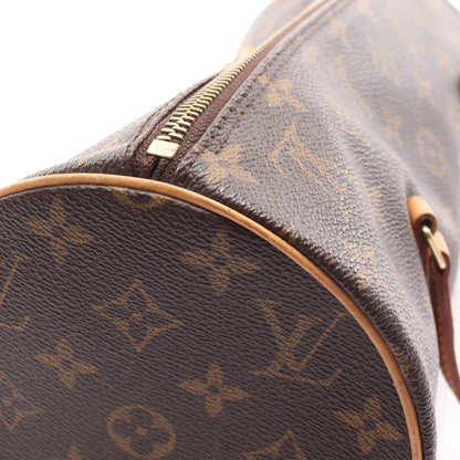 パピヨン30 モノグラム ハンドバッグ PVC レザー ブラウン ルイヴィトン バッグ LOUIS VUITTON