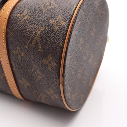 パピヨン30 モノグラム ハンドバッグ PVC レザー ブラウン ルイヴィトン バッグ LOUIS VUITTON