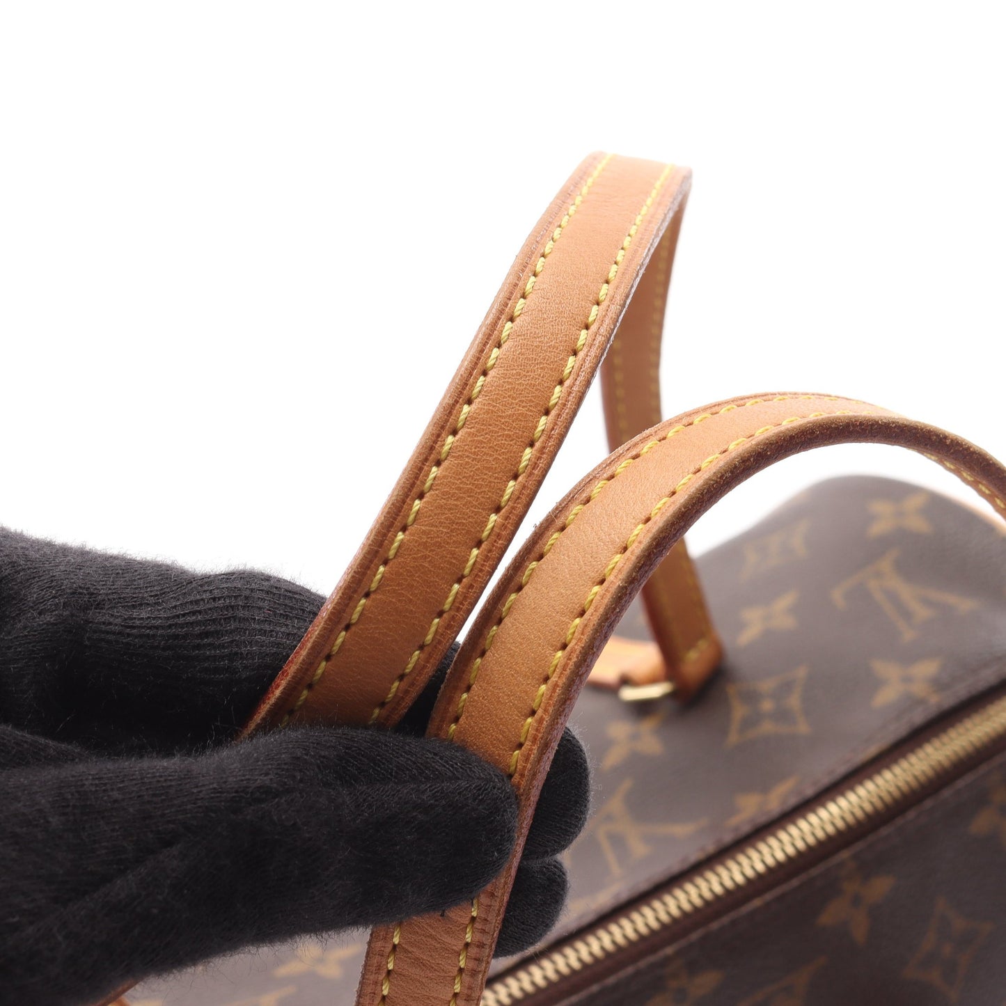 パピヨン30 モノグラム ハンドバッグ PVC レザー ブラウン ルイヴィトン バッグ LOUIS VUITTON
