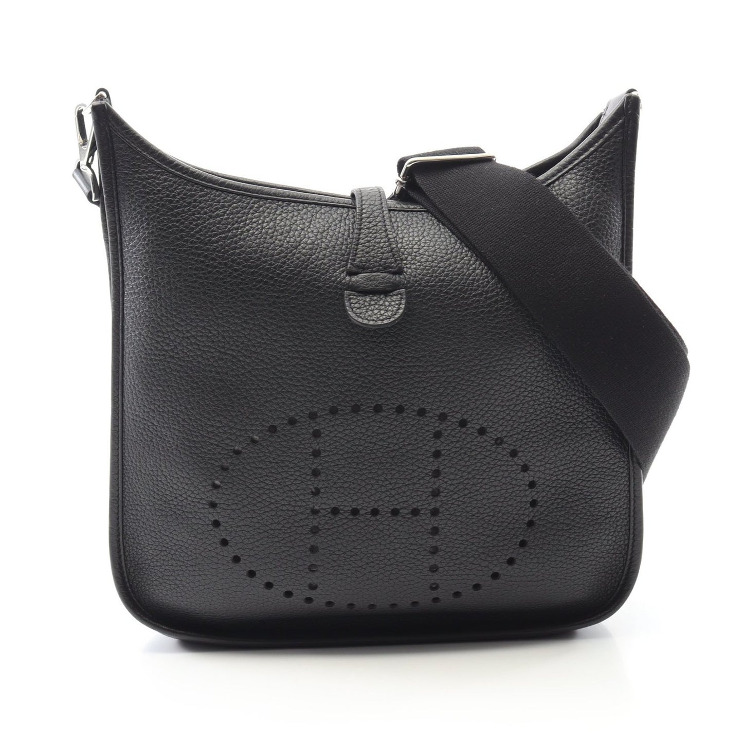エヴリン 3 トロワ PM ショルダーバッグ トリヨンクレマンス ブラック シルバー金具 Z刻印 エルメス バッグ HERMES