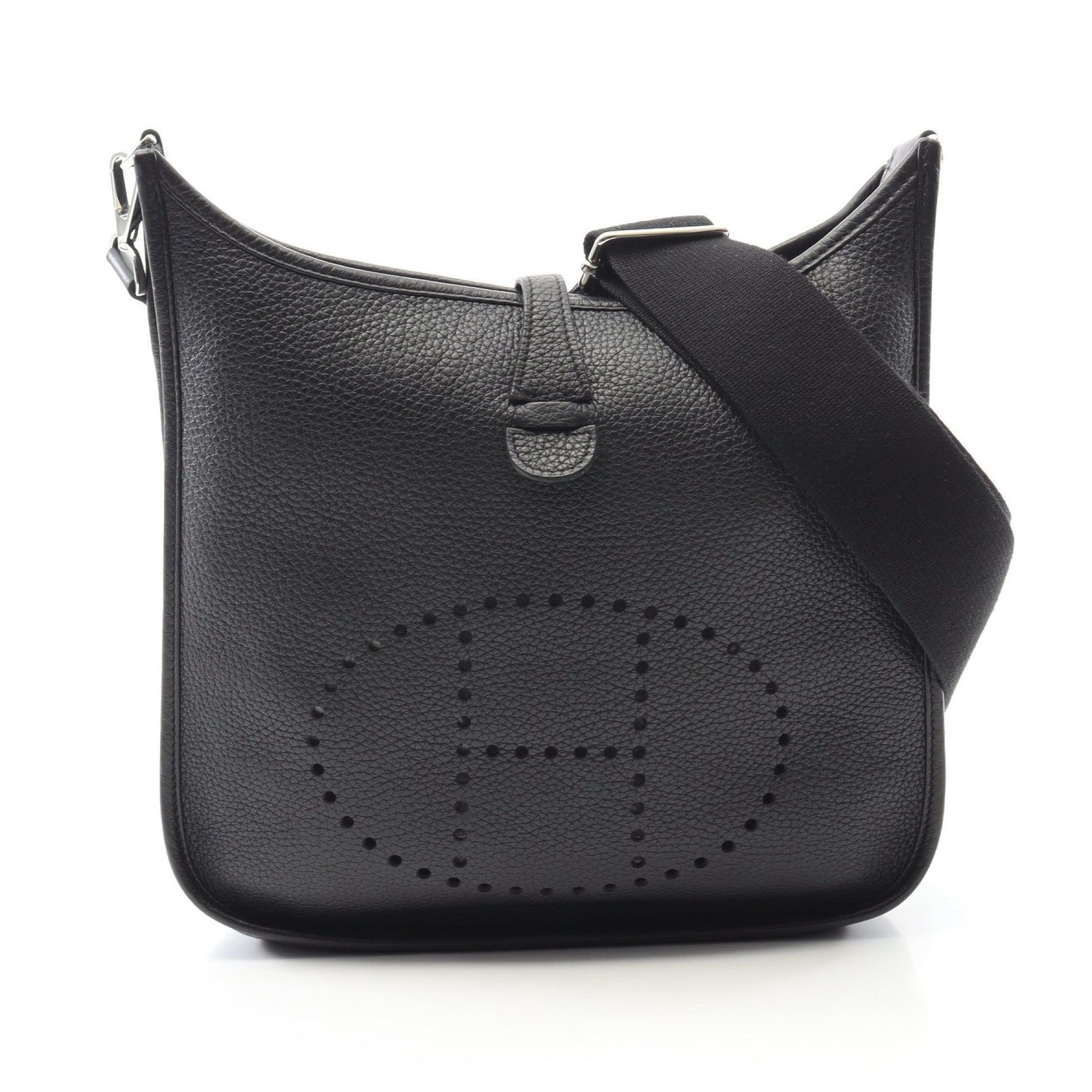 エヴリン 3 トロワ PM ショルダーバッグ トリヨンクレマンス ブラック シルバー金具 Z刻印 エルメス バッグ HERMES