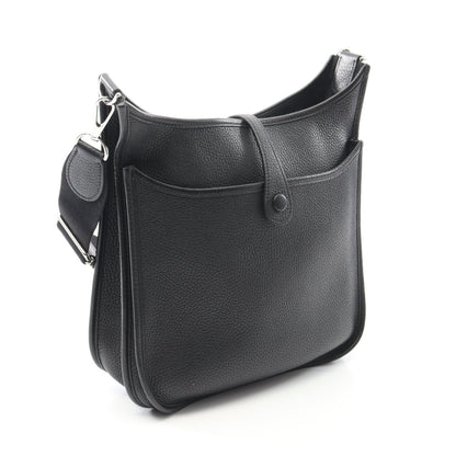 エヴリン 3 トロワ PM ショルダーバッグ トリヨンクレマンス ブラック シルバー金具 Z刻印 エルメス バッグ HERMES