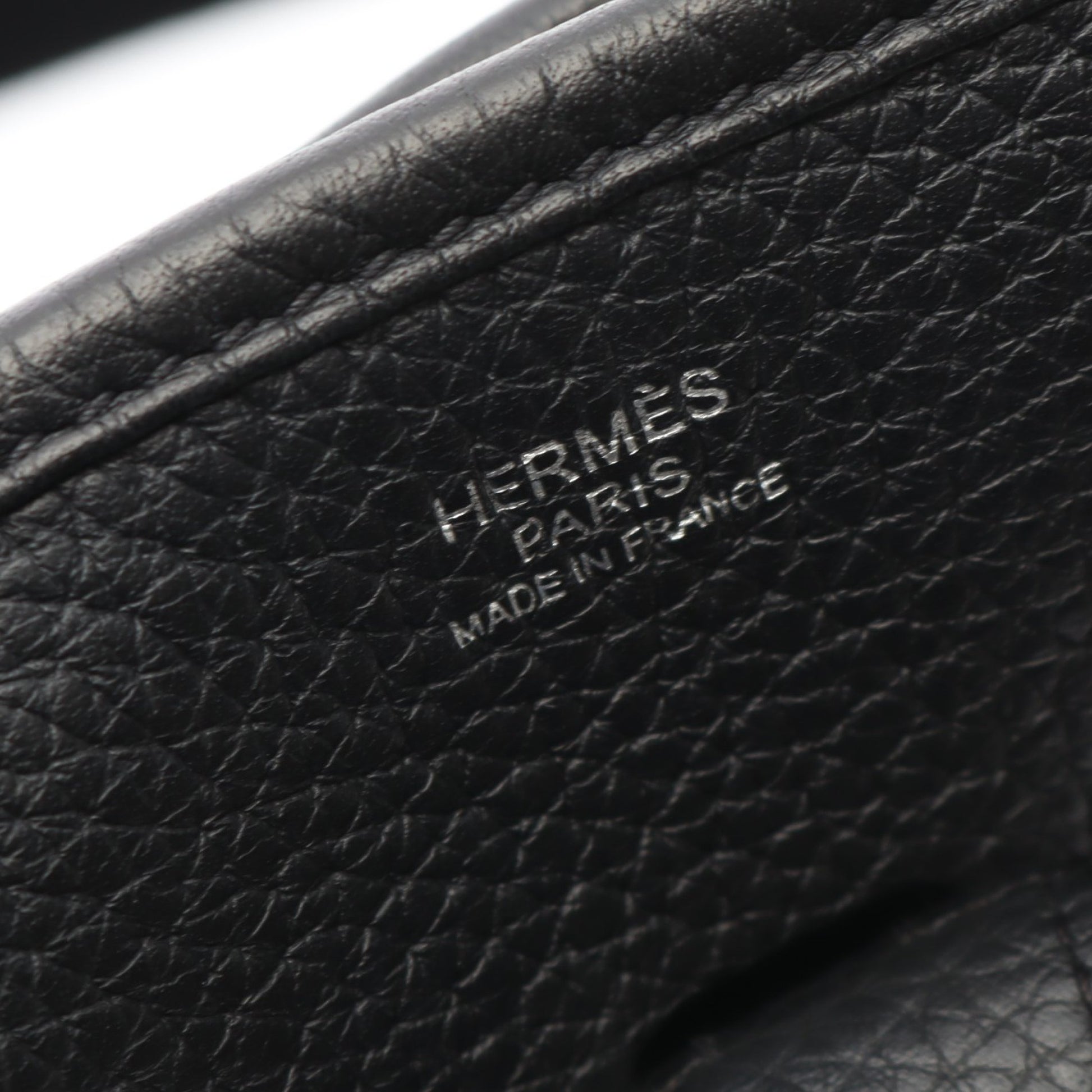 エヴリン 3 トロワ PM ショルダーバッグ トリヨンクレマンス ブラック シルバー金具 Z刻印 エルメス バッグ HERMES