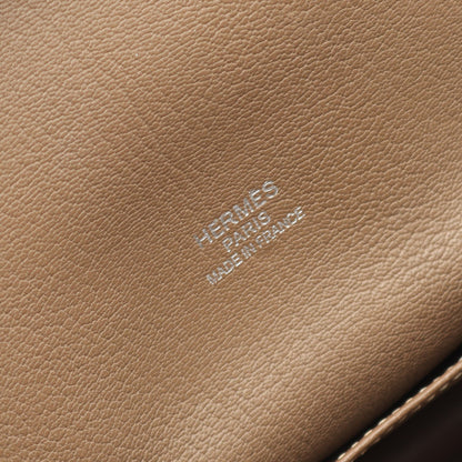 ジプシエール34 エトゥープ ショルダーバッグ トリヨンクレマンス グレーブラウン シルバー金具 □Q刻印 エルメス バッグ HERMES