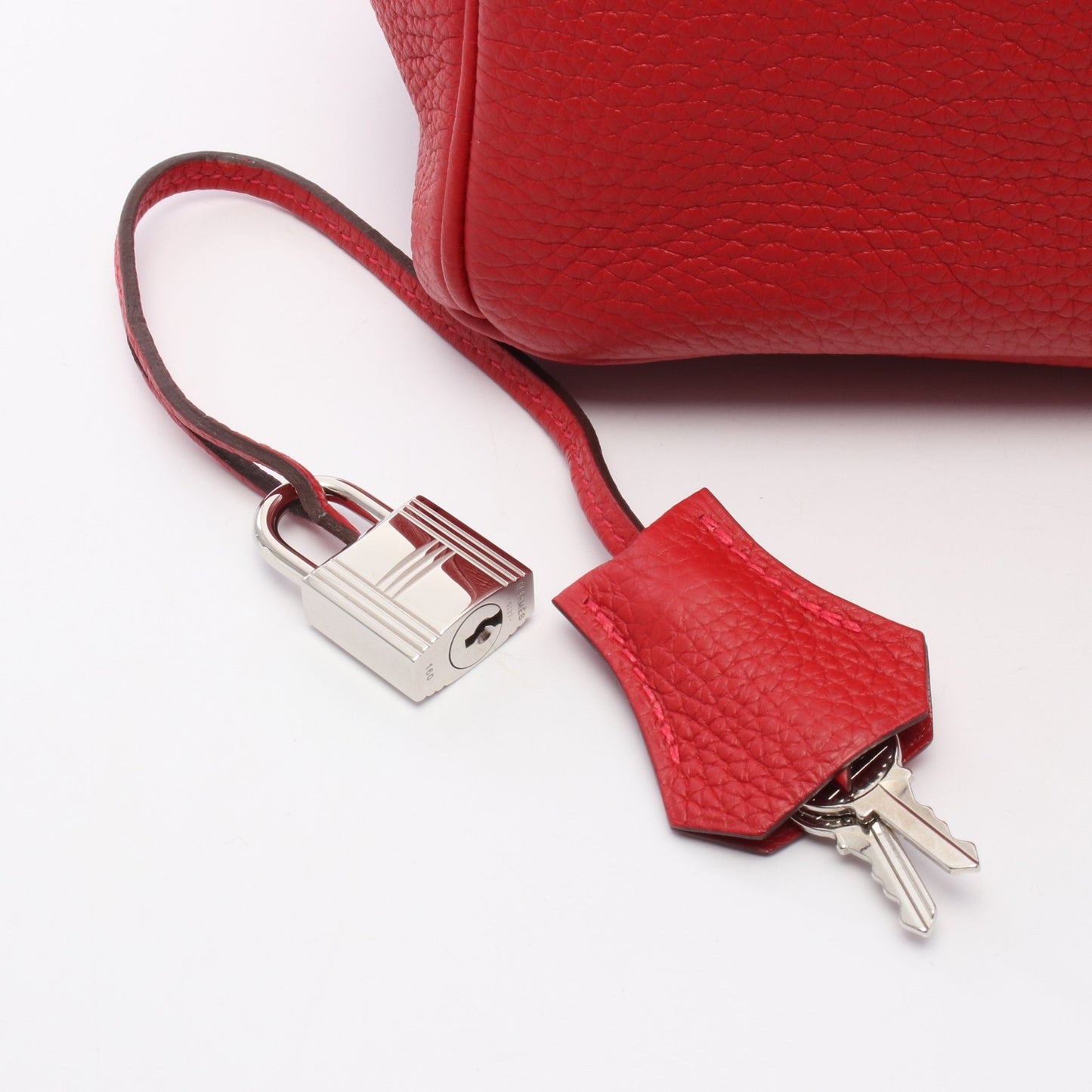 バーキン30 ルージュトマト ハンドバッグ トゴ レッド シルバー金具 A刻印 エルメス バッグ HERMES