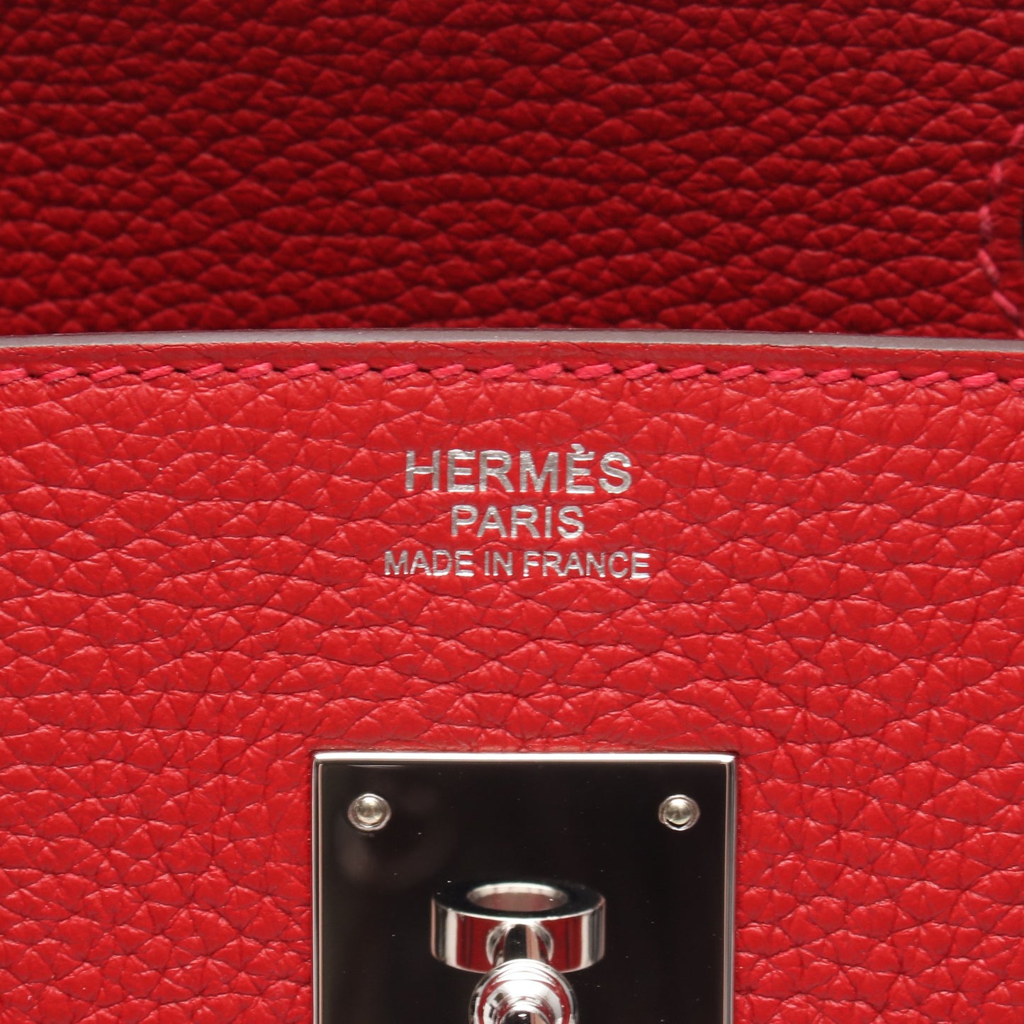 バーキン30 ルージュトマト ハンドバッグ トゴ レッド シルバー金具 A刻印 エルメス バッグ HERMES