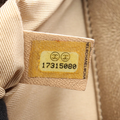 マトラッセ チェーンショルダーバッグ レザー ブロンズ ゴールド金具 シャネル バッグ CHANEL