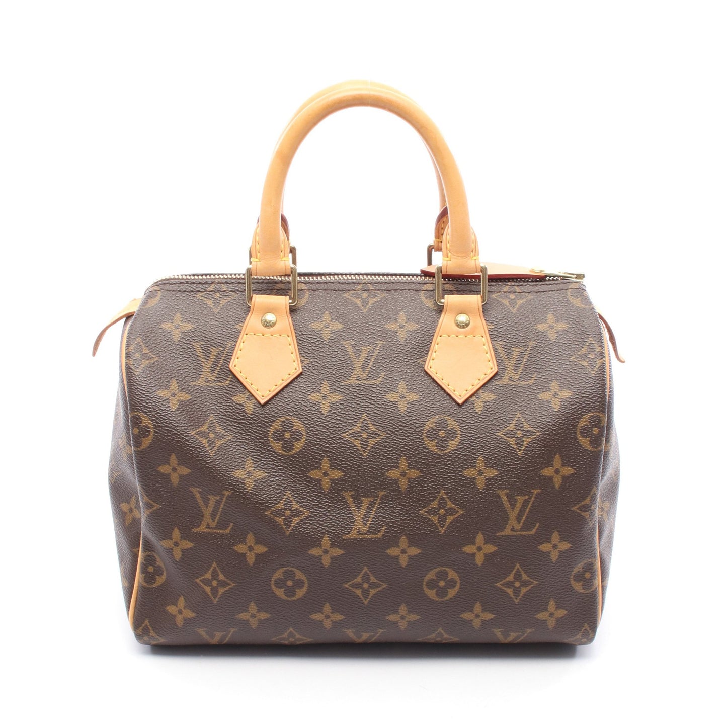 スピーディ25 モノグラム ハンドバッグ PVC レザー ブラウン ルイヴィトン バッグ LOUIS VUITTON