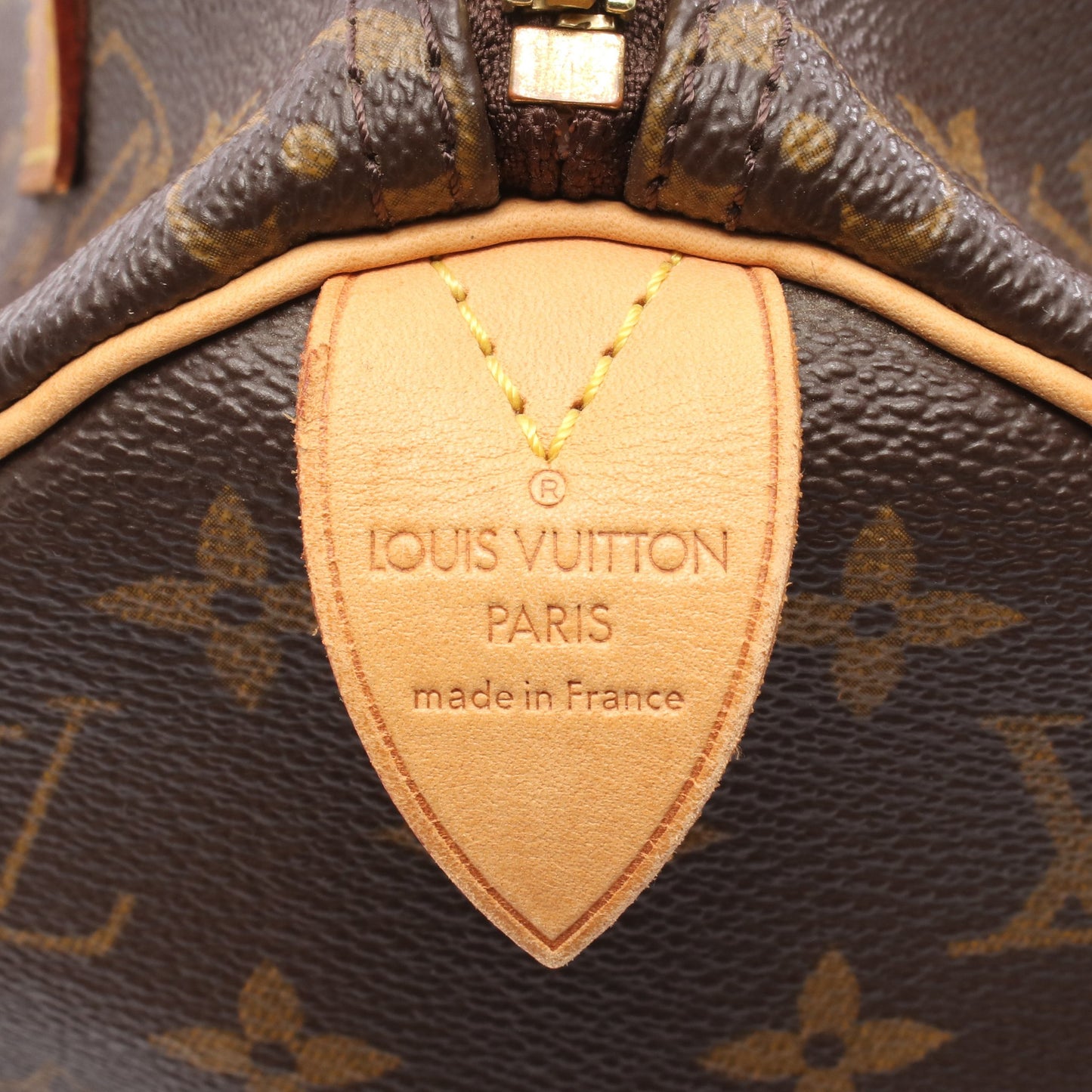 スピーディ25 モノグラム ハンドバッグ PVC レザー ブラウン ルイヴィトン バッグ LOUIS VUITTON