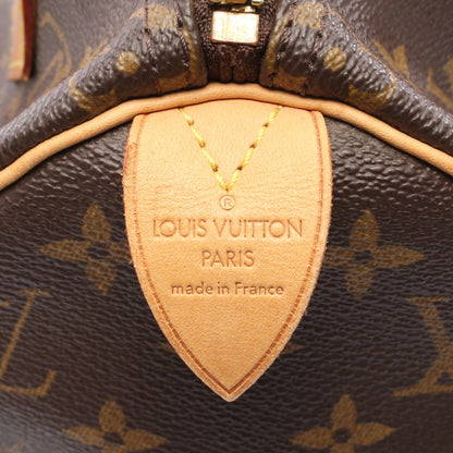 スピーディ25 モノグラム ハンドバッグ PVC レザー ブラウン ルイヴィトン バッグ LOUIS VUITTON