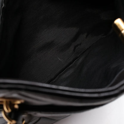 チェーンショルダーバッグ チェーントートバッグ ラムスキン ブラック ゴールド金具 シャネル バッグ CHANEL