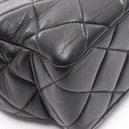 チェーンショルダーバッグ チェーントートバッグ ラムスキン ブラック ゴールド金具 シャネル バッグ CHANEL