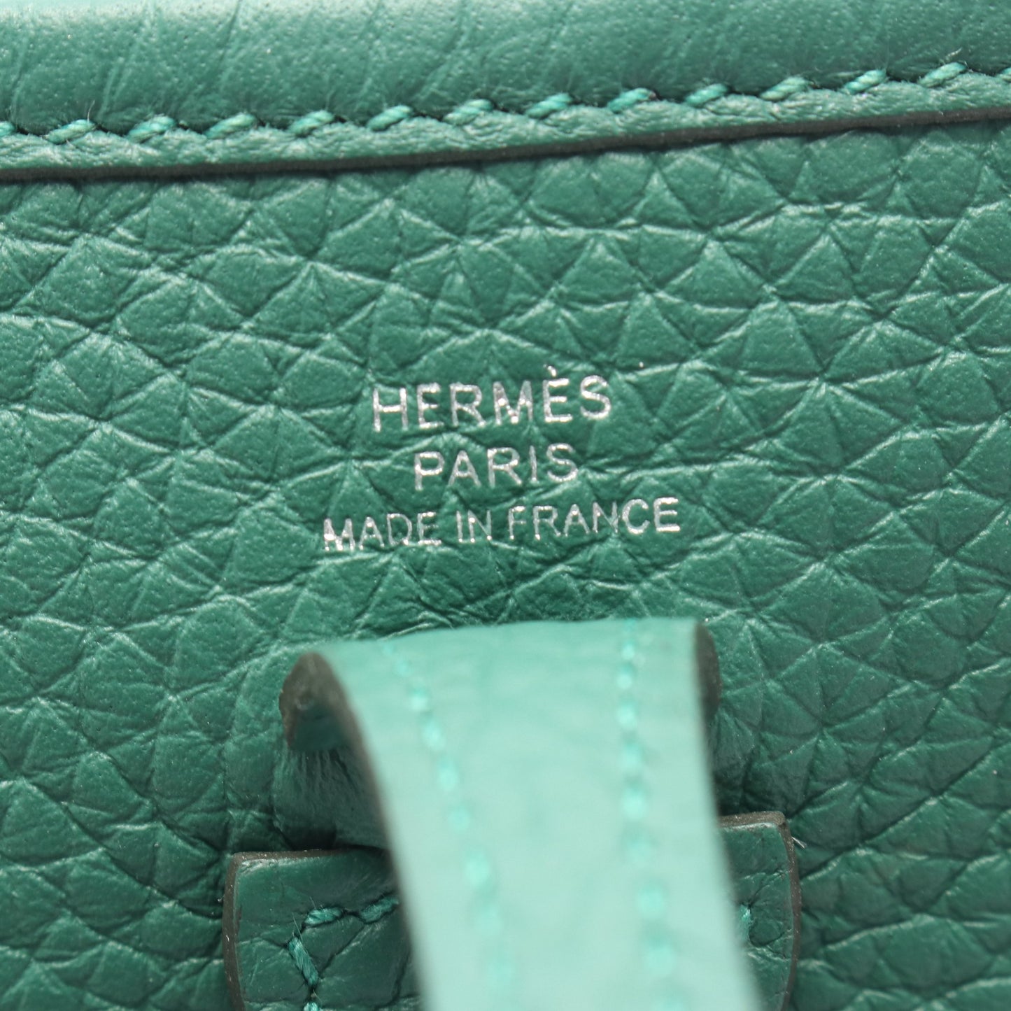 エヴリンTPM ショルダーバッグ トリヨンクレマンス グリーン シルバー金具 W刻印 エルメス バッグ HERMES