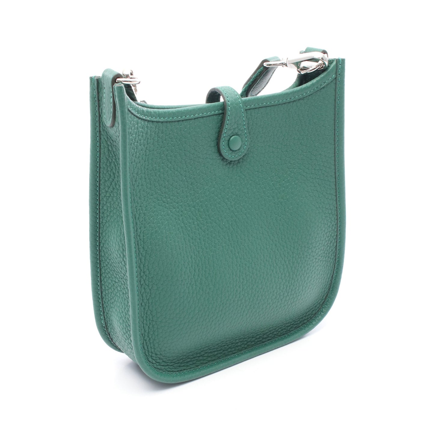 エヴリンTPM ショルダーバッグ トリヨンクレマンス グリーン シルバー金具 W刻印 エルメス バッグ HERMES