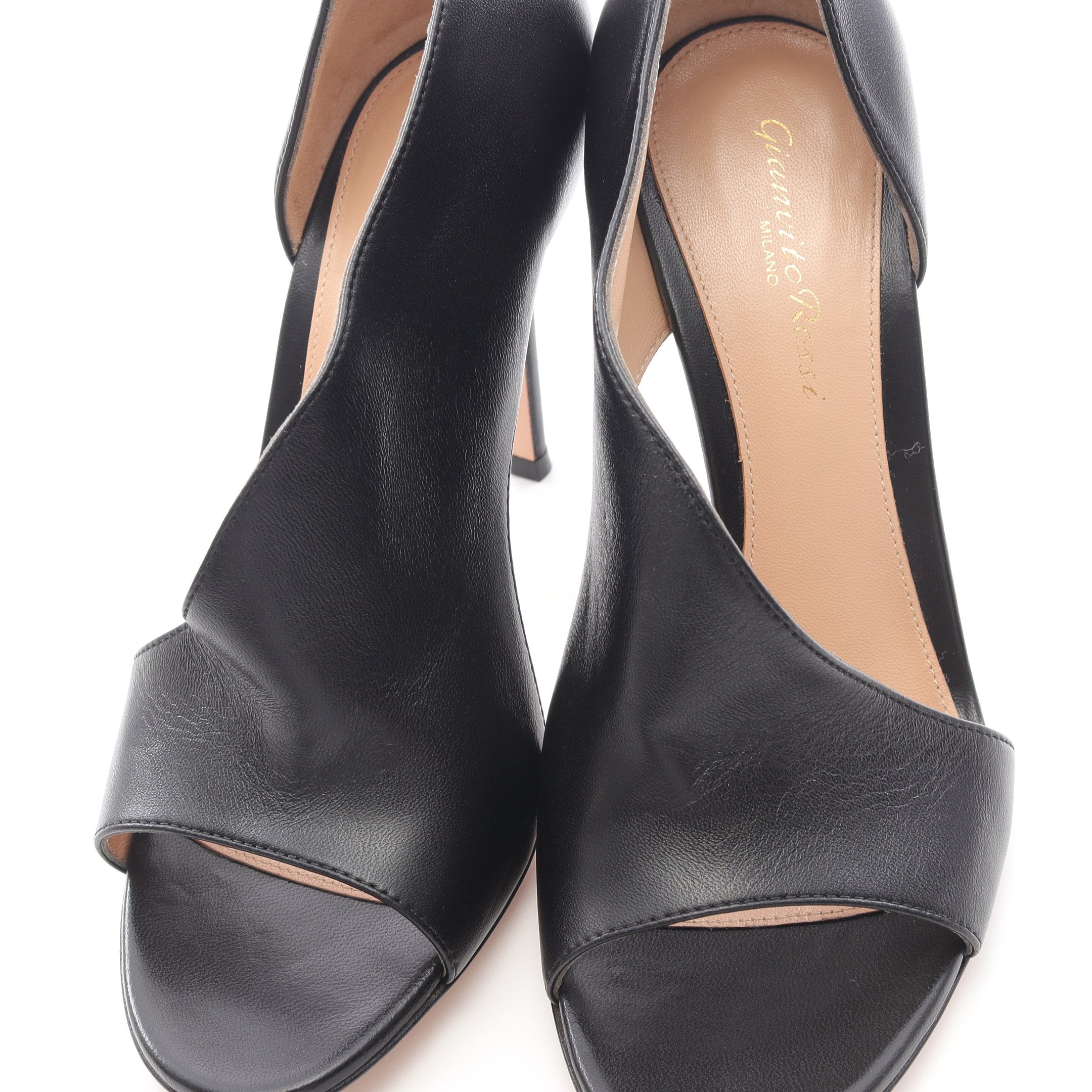 Gianvito Rossi ブラックオープントゥヒール 【公式通販】