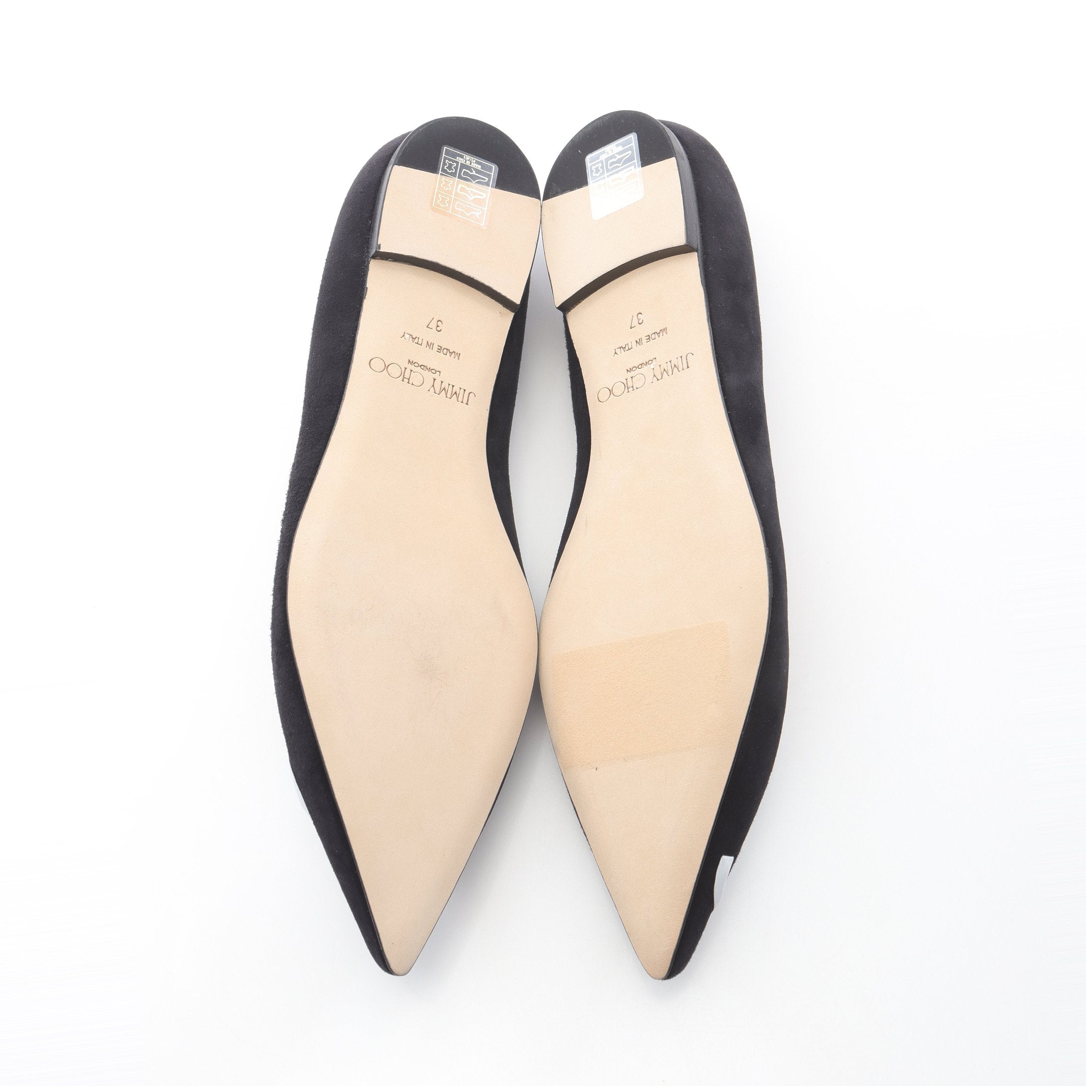 JIMMY CHOO ☆スエードフラットシューズ Jimmy Choo スエード ブラック