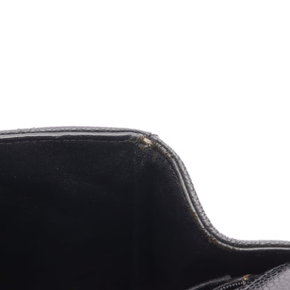 デカマトラッセ34 Wチェーンショルダーバッグ キャビアスキン ブラック ゴールド金具 シャネル バッグ CHANEL