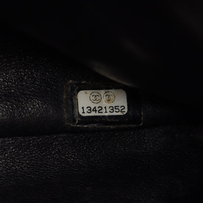デカマトラッセ34 Wチェーンショルダーバッグ キャビアスキン ブラック ゴールド金具 シャネル バッグ CHANEL