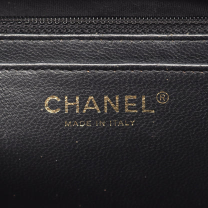 デカマトラッセ34 Wチェーンショルダーバッグ キャビアスキン ブラック ゴールド金具 シャネル バッグ CHANEL