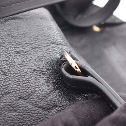 モンスリPM モノグラムアンプラント ノワール バックパック リュックサック レザー ブラック ルイヴィトン バッグ LOUIS VUITTON