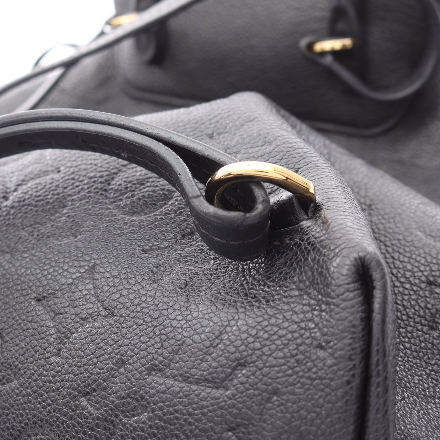 モンスリPM モノグラムアンプラント ノワール バックパック リュックサック レザー ブラック ルイヴィトン バッグ LOUIS VUITTON