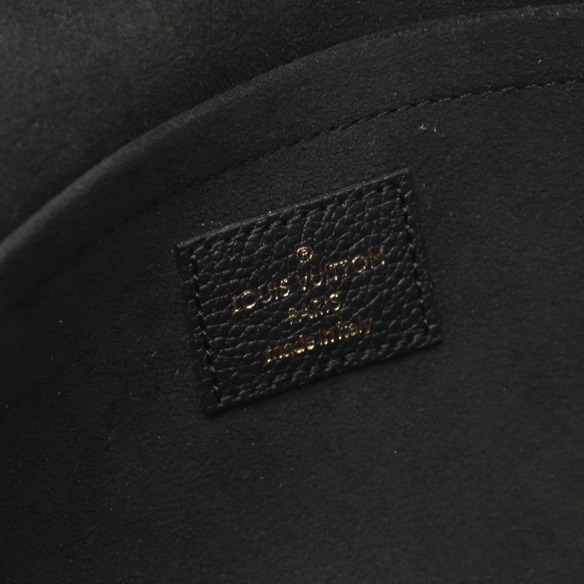 ポシェット フェリシー モノグラムアンプラント ノワール チェーンウォレット レザー ブラック ルイヴィトン バッグ LOUIS VUITTON