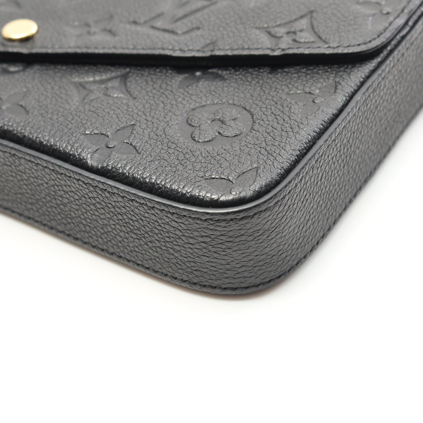 ポシェット フェリシー モノグラムアンプラント ノワール チェーンウォレット レザー ブラック ルイヴィトン バッグ LOUIS VUITTON