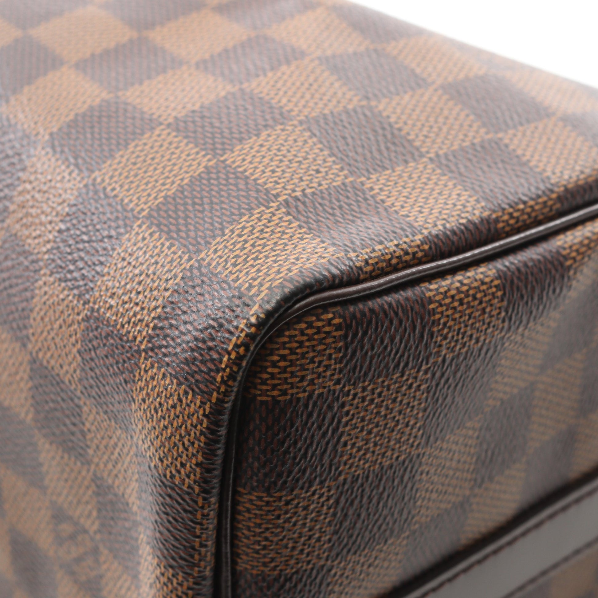 スピーディバンドリエール 25 ダミエエベヌ ハンドバッグ PVC レザー ブラウン 2WAY ルイヴィトン バッグ LOUIS VUITTON