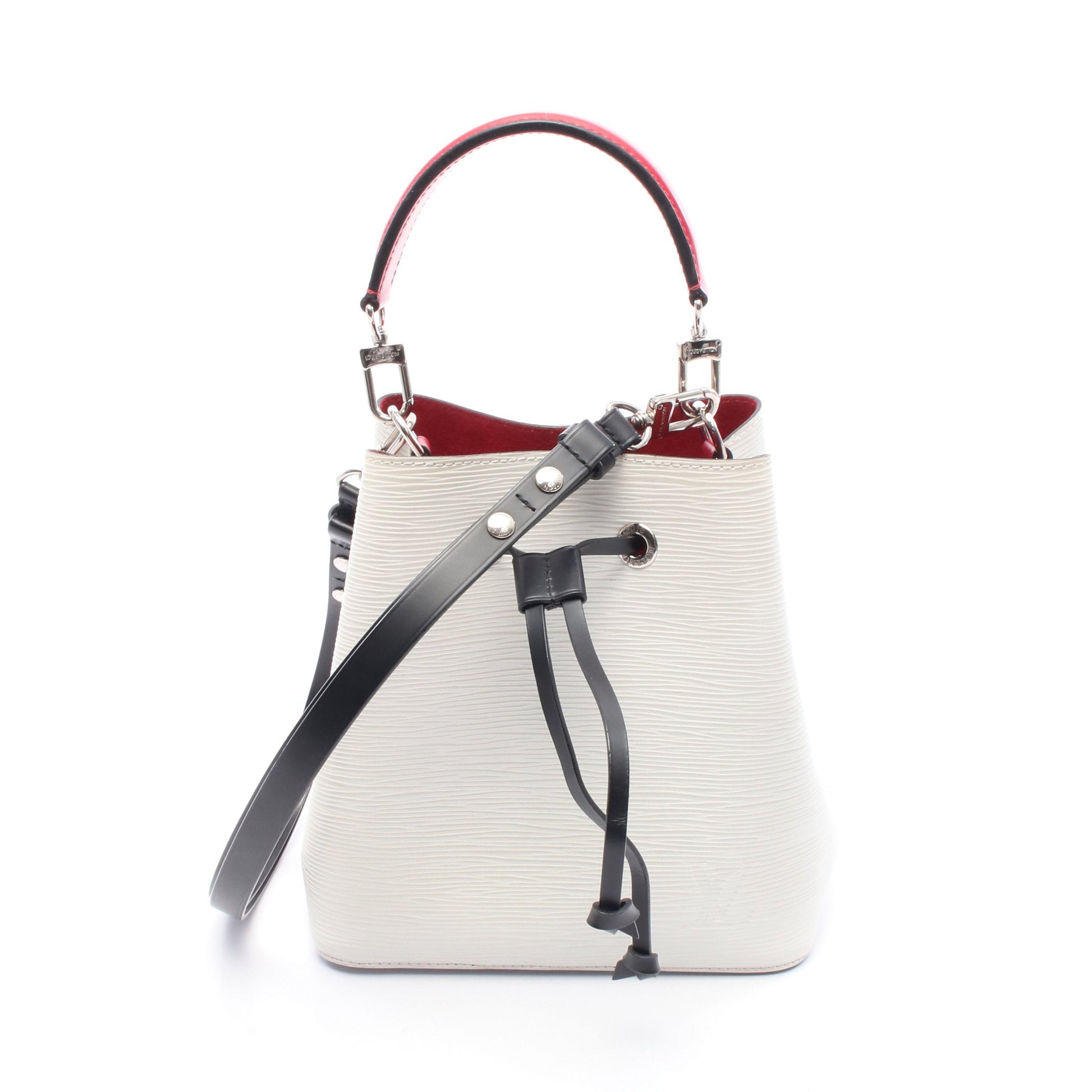 ネオノエBB エピ ブロンオプティーク ハンドバッグ レザー ホワイト ブラック レッド 2WAY ルイヴィトン バッグ LOUIS VUITTON