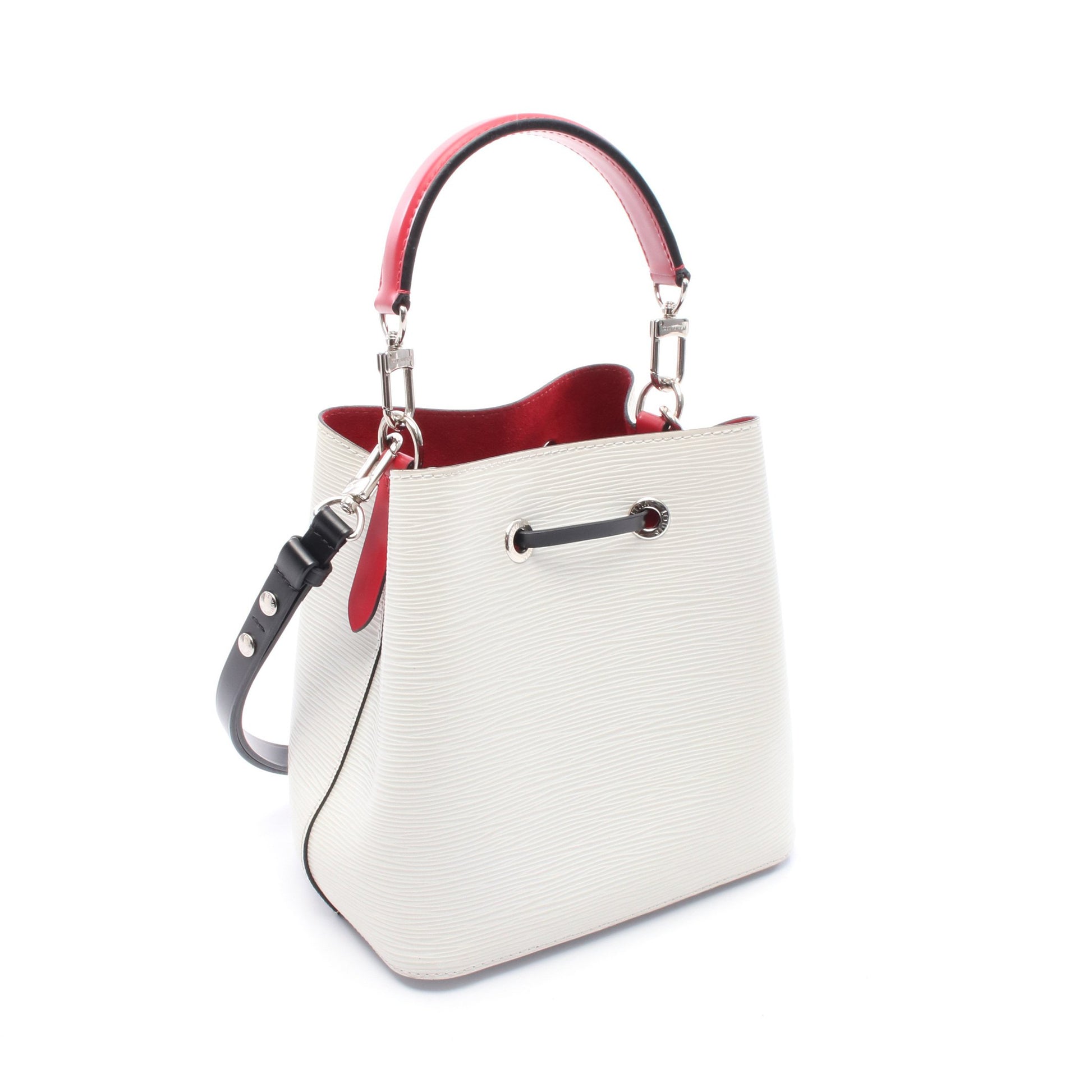 ネオノエBB エピ ブロンオプティーク ハンドバッグ レザー ホワイト ブラック レッド 2WAY ルイヴィトン バッグ LOUIS VUITTON