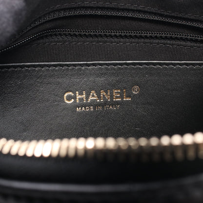 マトラッセ チェーンショルダーバッグ ラムスキン ブラック ゴールド金具 シャネル バッグ CHANEL