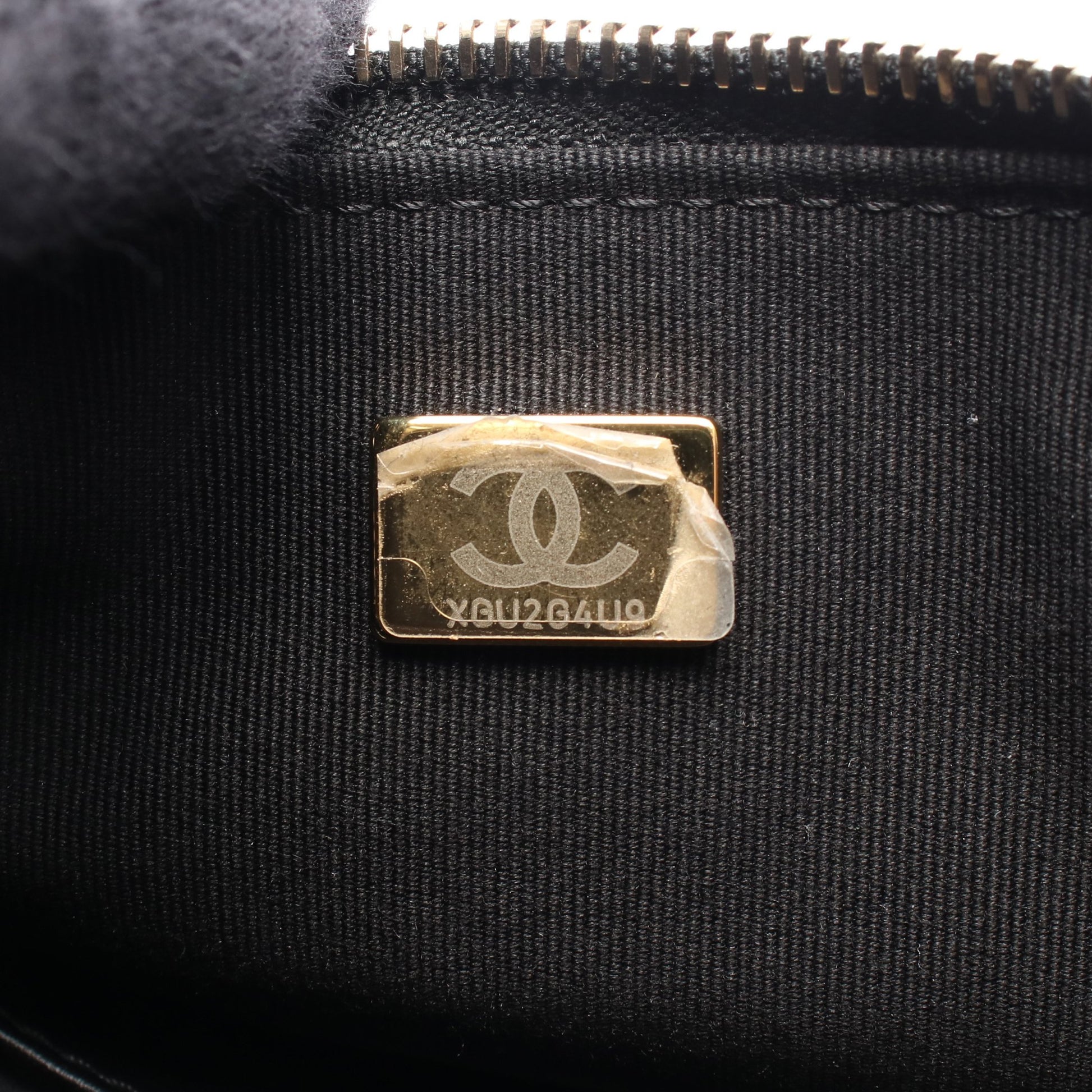 マトラッセ チェーンショルダーバッグ ラムスキン ブラック ゴールド金具 シャネル バッグ CHANEL