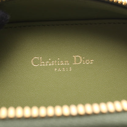 CDシグネチャー オーバル カメラバッグ チェーンショルダーバッグ レザー グリーン 2WAY クリスチャンディオール バッグ Christian Dior