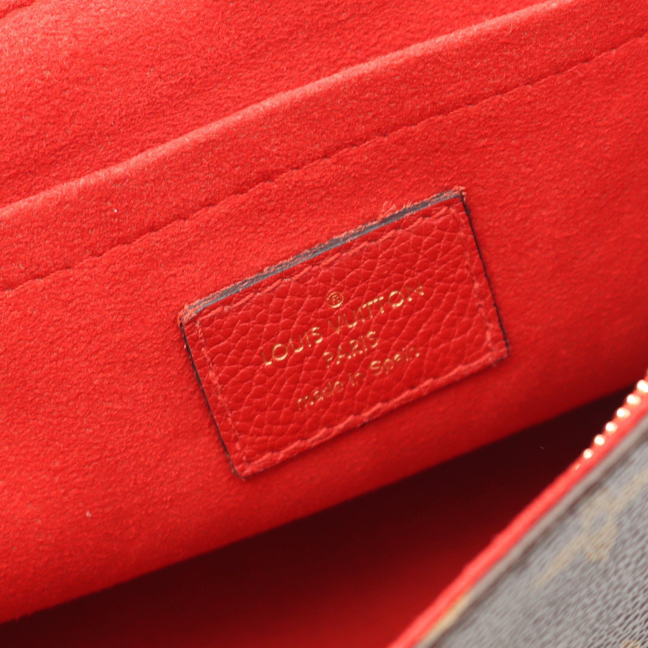 サン プラシード モノグラム スリーズ チェーンショルダーバッグ PVC