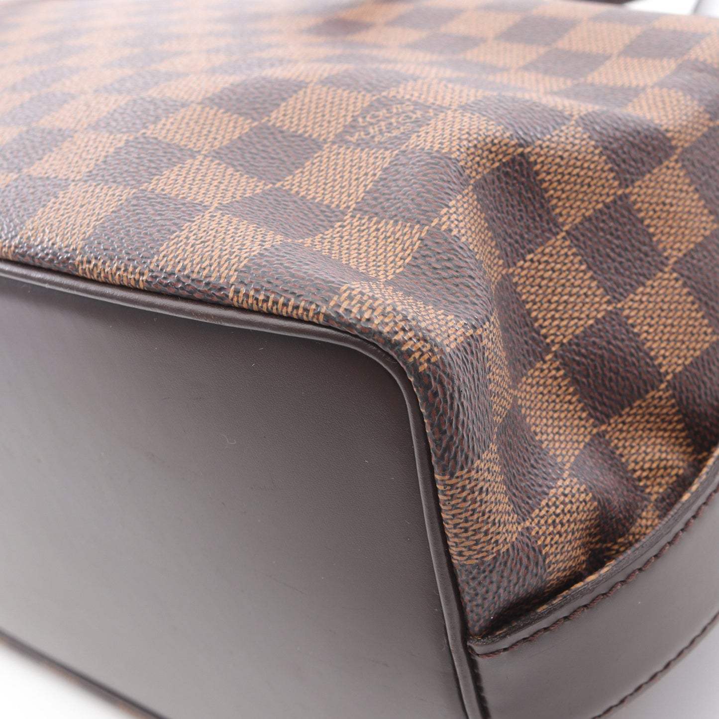 チェルシー ダミエエベヌ ショルダーバッグ トートバッグ PVC レザー ブラウン ルイヴィトン バッグ LOUIS VUITTON